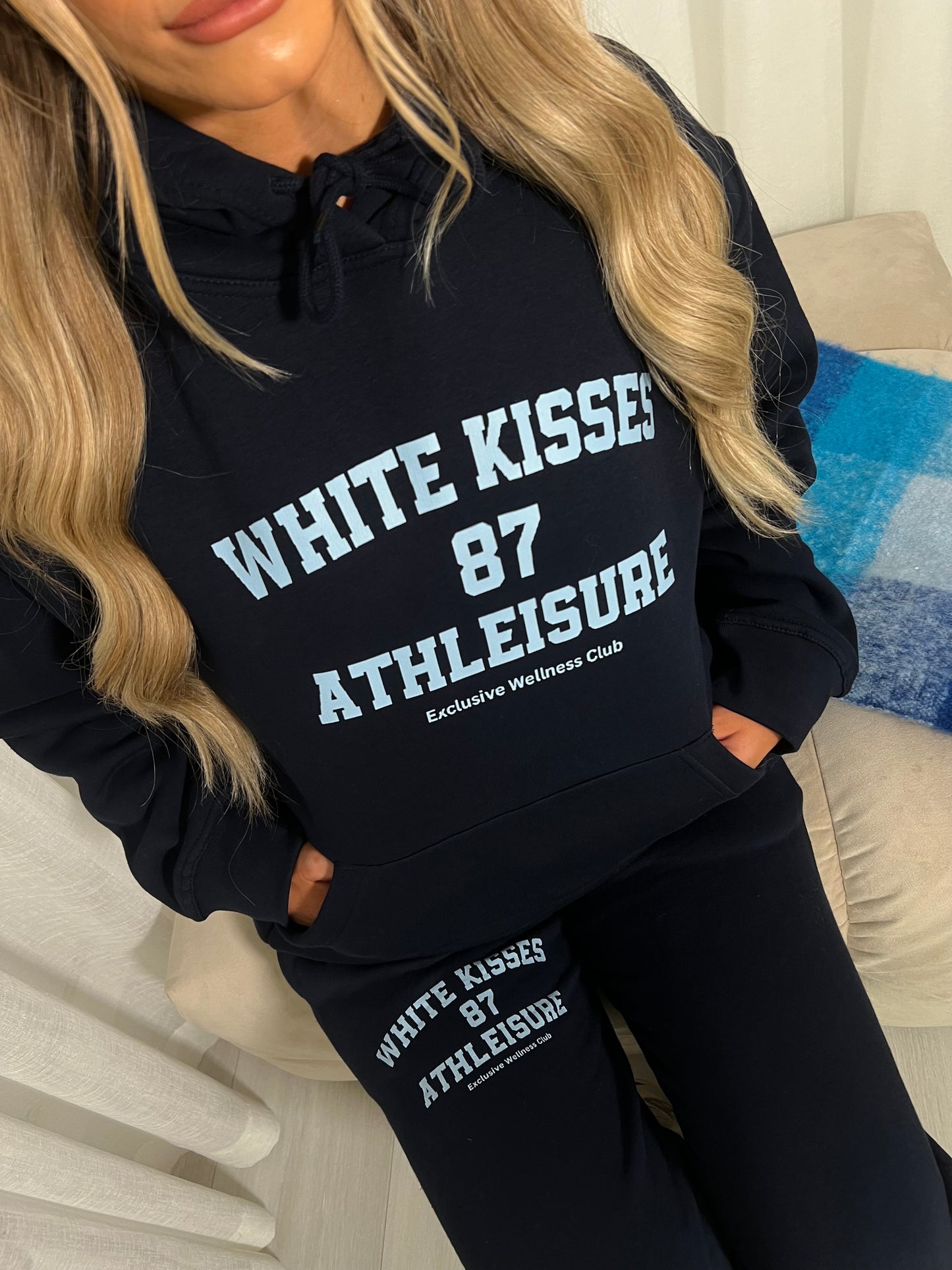 Navy WK Athleisure Hoodie