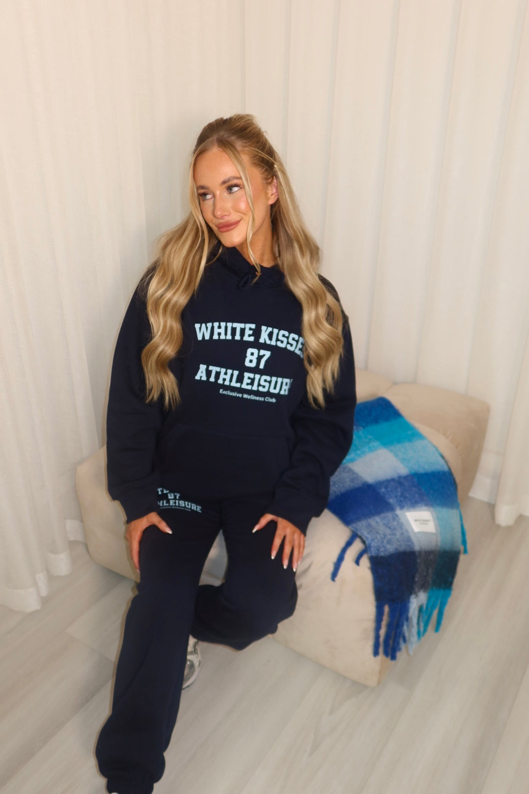 Navy WK Athleisure Hoodie