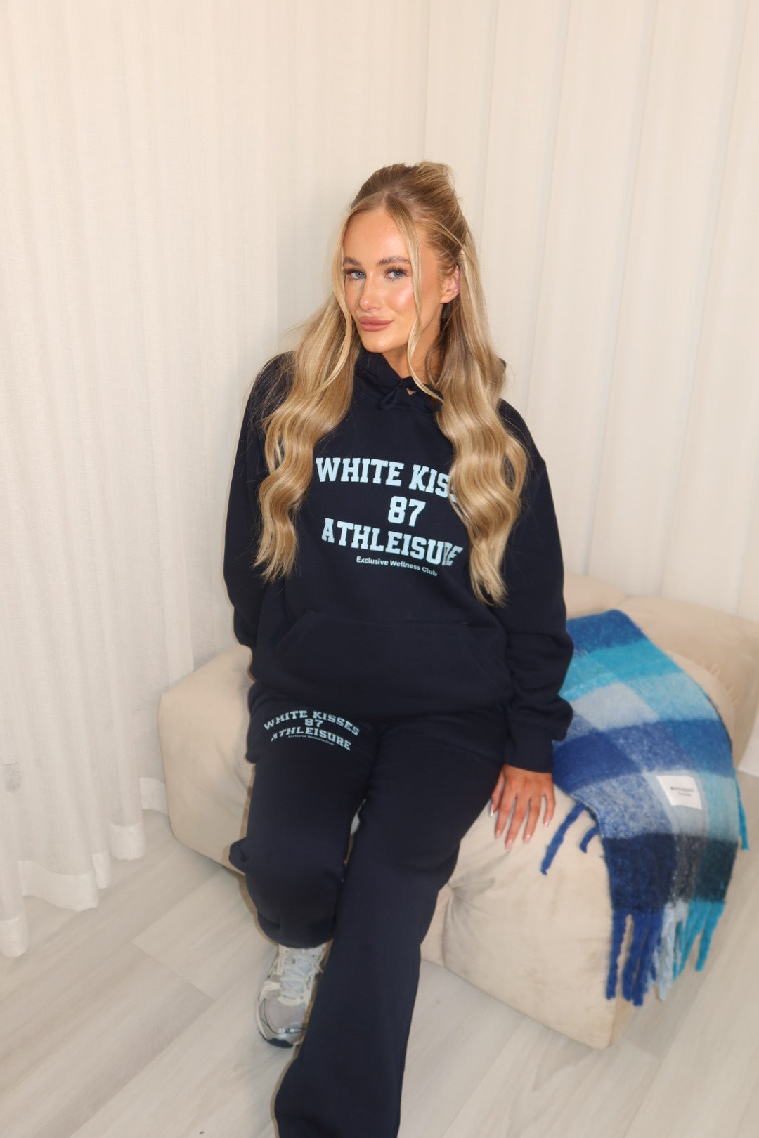 Navy WK Athleisure Hoodie